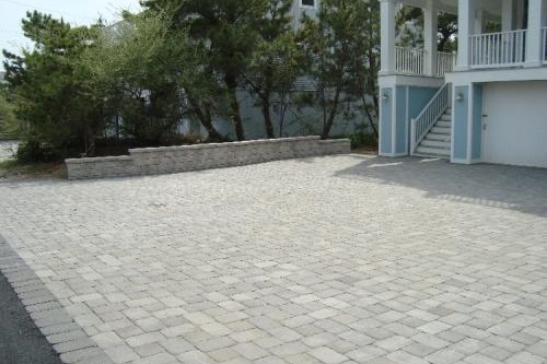 Paver Driveway and Retaining Wall